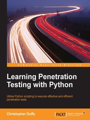 cover image of Learning Penetration Testing with Python